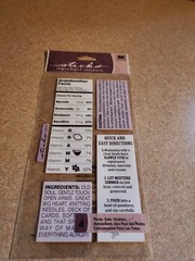 Sticko~Grandmother~Ingrediant Stickers