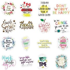 50pcs Motivational Phrases Sticker Pack Quotes Inspirational Waterproof matte