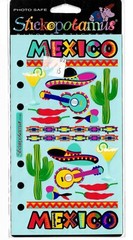 MEXICO Travel Cactus Sombrero Margarita Pack Scrapbook Stickers Stickopotmaus