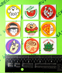 Holiday & Food Scented Trend Scratch & Sniff Retro Sticker Lot