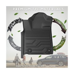 KARPAL Floor Mats for Toyota Tundra 2014-2021 (Only for CrewMax Cab), Custom …