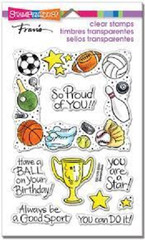 Stampendous Stamps Acrylic Stamp SPORTS FRAME