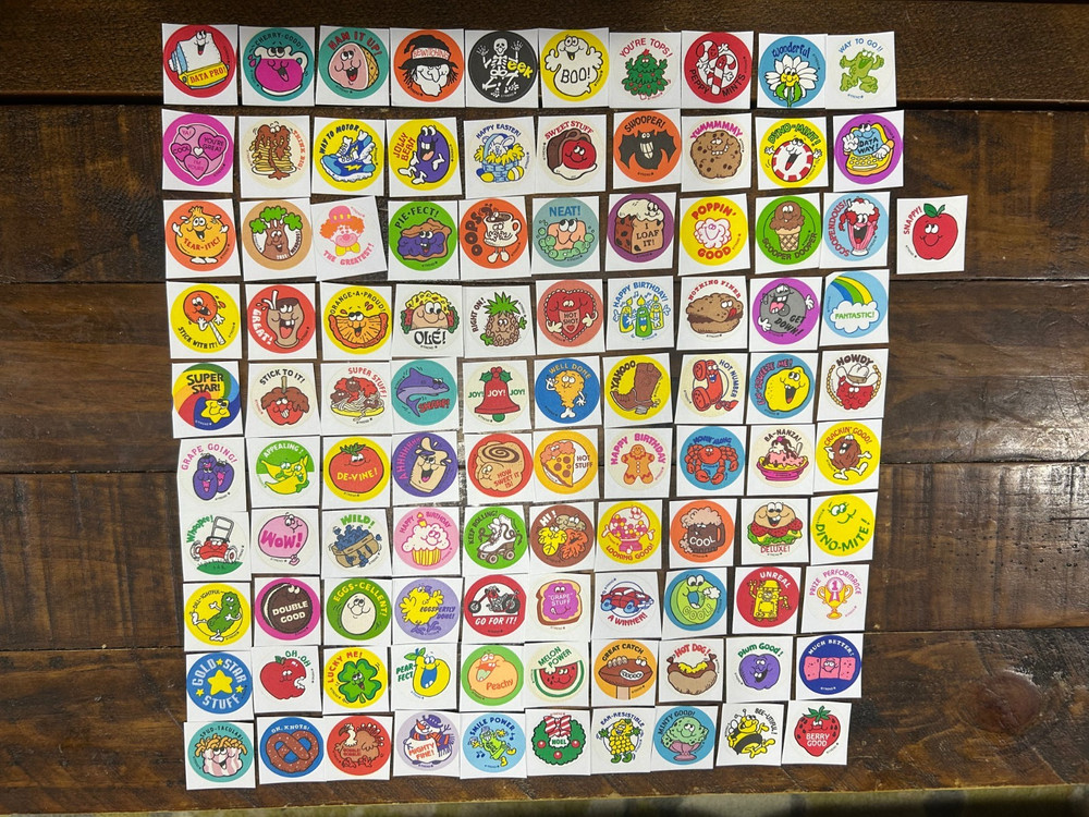 101 Complete Set of Trend Scratch ‘n Sniff Stinky Stickers Brand New