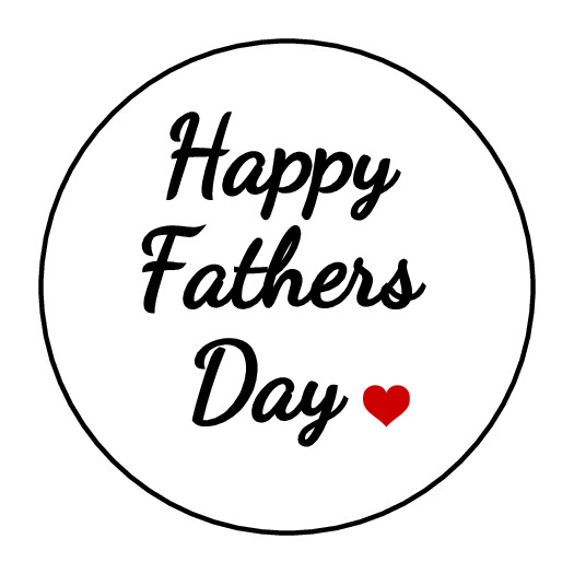 Father’s day stickers, labels, tags, envelope seals dads