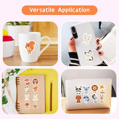 2 Roll Animal Stickers for Kids,1 Inch Cute Reward Sticker in 16 Patterns,Teache