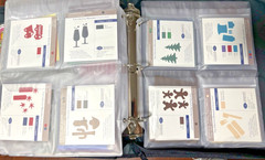 Creative Memories Sticker Binder Full Die Cuts Lots of Stickers