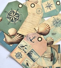 Nautical Themed Journal Tags Scrapbooks Collage