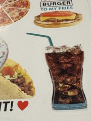 Horizon Group USA Stickers Pizza Burger Taco Soda Pop Donut 69997 Unused 2016