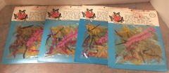 4 Packages Vintage CHEMICAL STAINED FERNS Scrapbooking / NIP