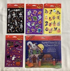 NOS Vintage 1990s American Greetings Halloween Stickers + Activity Book