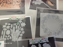 METAL DIES ~ Cut Paper Card Art Crafting ~ FLORAL PLANT ~ Lot of 15 ~ GUC! (J)