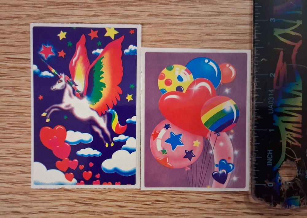 Lisa Frank 2 Small Stickers