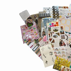 Huge Sticker Lot Scrapbook Planner Kawaii Vintage Ephemera Craft Bundle Destash