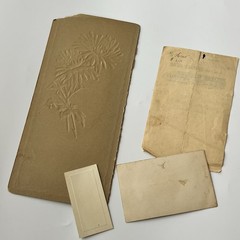Antique Ephemera Photograph Trade Card Fun Variety Scrap Lot Scrapbooking