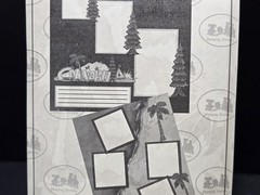 Vintage Stamping Station Clear Sticker Sheet Travel.State of California (2000)