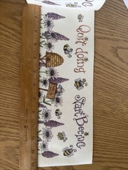 Vintage Jumbo Border Beehive Flower Sticker ROLL by Debra Jordan Bryan Stickers