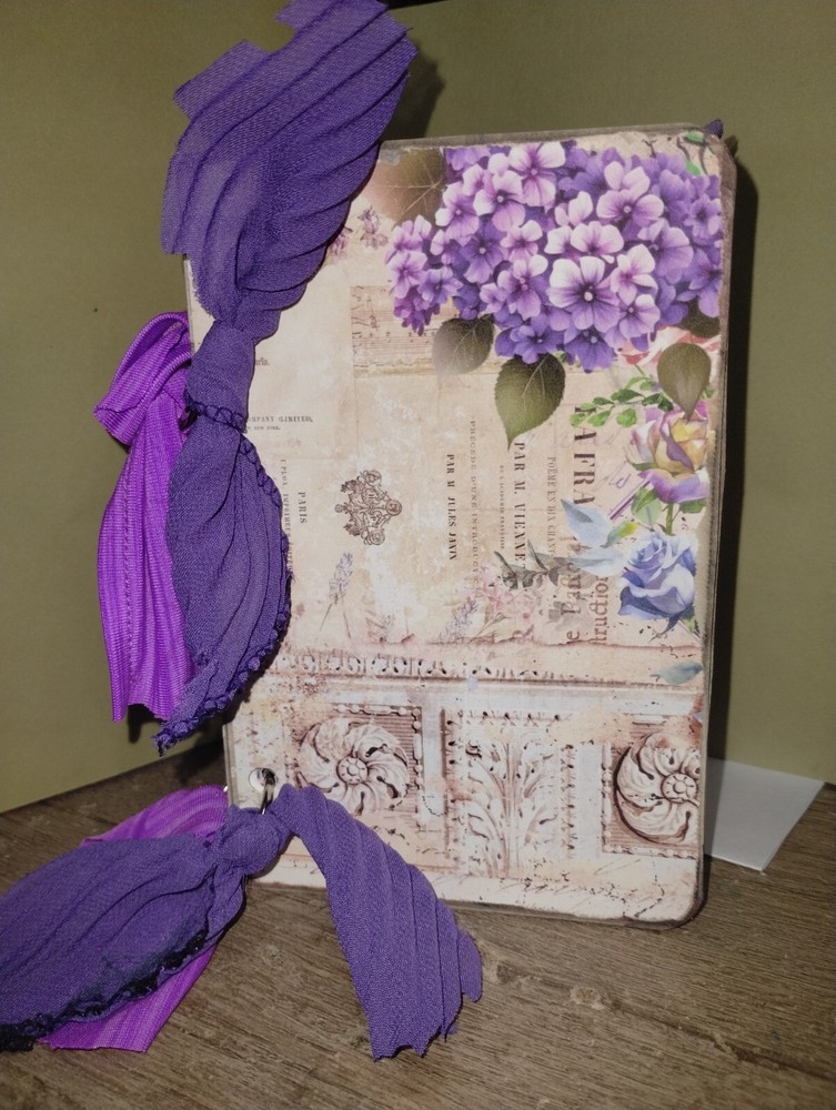 Butterfly And Flowers Junk Journals Small Scrapbook USA Seller