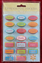 Marcella by Kay Dimensional Stickers 4 Sheets; New Unopened; Original Owner