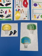 Mrs. Grossman’s Stickers Sports Basketball Soccer Golf Tennis