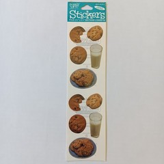 Vintage Frances Meyer Inc Chocolate Chip Cookies Stickers – 2 Sheets