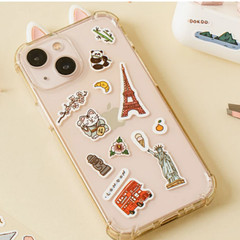 Korean Stationery Set Kawaii Stickers Washi Tape Planner Scrapbook Journal Kit
