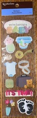 RARE RECOLLECTIONS Were Having A Baby Its Time Bag Scale Foot Prints Measurement