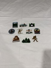 Lot of 10 Assorted Outdoor Bigfoot Sasquatch Yeti Swamp Ape Believe Stickers