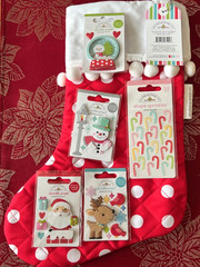 CHRISTMAS DOODLEBUG STOCKING DOODLE-POPS + CANDY CANE SHAPE SPRINKLES