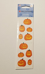 Mrs. Grossman’s Stickers Lot 3 Strips New Package ~Halloween Pumpkins~ HTF RARE