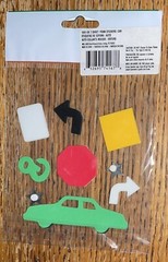 RARE Darice Foamies Learning To Drive 1st Car Signs Traffic Light Foam Stickers