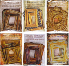 180Pcs Scrapbook Frames,Frame Stickers for Junk Journal,Pasteable Vintage Scrapb
