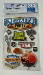 Paper House 3D Embellishment Dimensional Stickers-Variations Available-U Choose