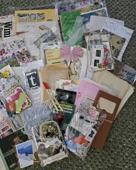 HUGE LOT Junk Journal Supplies Embellishment 1,000+ Pieces Vintage & Modern 6lbs