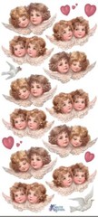 Violette Stickers Winged Angels Valentine’s Day Craft Planner Supply Scrapbook