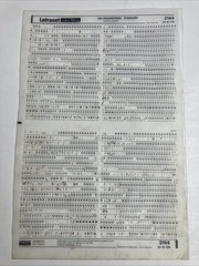 Letraset Instant Lettering Engineering Standard 4 Sheets- 10/12/14/24pt Used