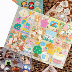 Japanese Kawaii Sticker , 30 Sheets, 800 Pieces, INS Style Cute Cartoon Animals,