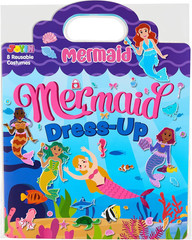 Mermaid Dress Up Reusable 3D Sticker Book for Toddlers Kids 3 4 5 Travel GiftToy