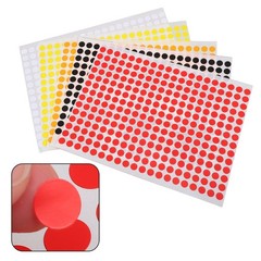Colored Dot Stickers Self Adhesive Round Labels for Office Sorting and Packaging
