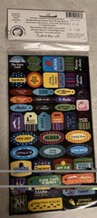 Travel Scrapbooking Sticker 3 Pc Lot Alaska Vintage Cuts Martha Stewart Labels