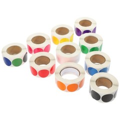 Color Coding Stickers Small Round Adhesive Dots for Home Storage and Decoration