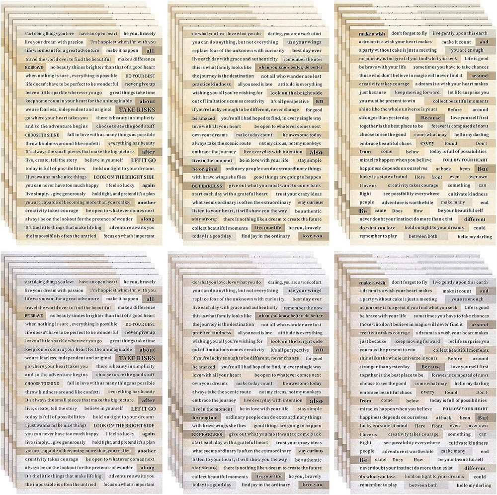 1500 Pcs Quote Stickers for Journaling 30 Sheet Scrapbooking Phrases Word Sticke