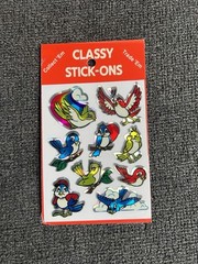 5 Packs Classy Stick-Ons By Jewel Prism Stickers Butterflies Animals Birds Deer