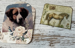 12Pc Vtg Ephemera Pack For Scrapbook Junk Journal Mixed Media Crafts Card Making