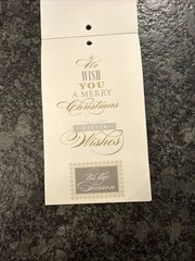 Anna Griffin Winter Wonderland Vellum Quote Stickers Used
