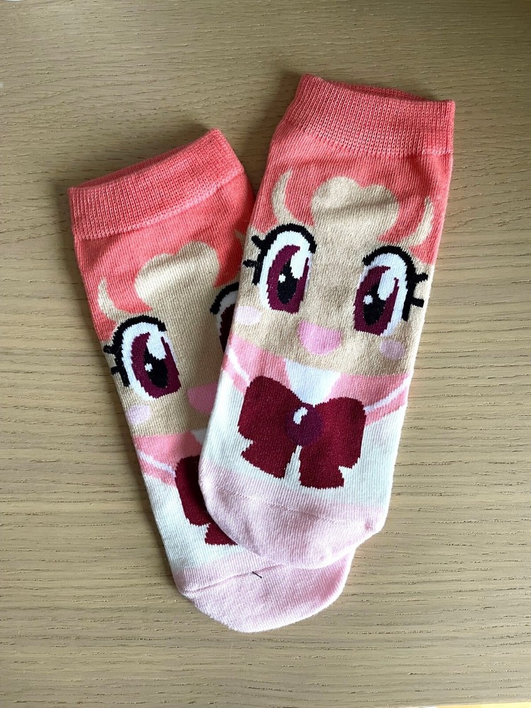1 Pair Sailor Moon Cute Cartoon Socks, Sailor Chibi Moon Chibi Usa -Brand New
