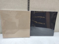 NEW Grafix 25 Pack White and Black Chipboard 12″ x 12″ Lot of 2