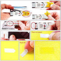 by 3L Mounting Squares, 500 Pcs (0.24X 0.5 Inch) Clear