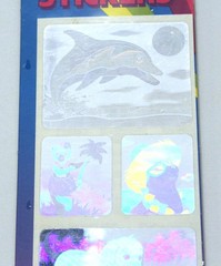 Vintage 90s Lisa Frank Sealed Hologram Stickers, See Photos & Desc