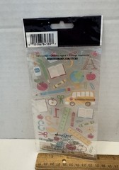 EK Success Sticko Stickers School 48 Pieces, Scrapbooking, Crafts, New