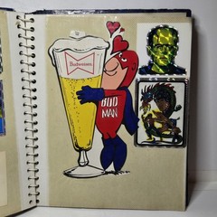 Vintage 1980’s Sticker Book With Original Stickers/Smurfs/scratch N sniff/He-man